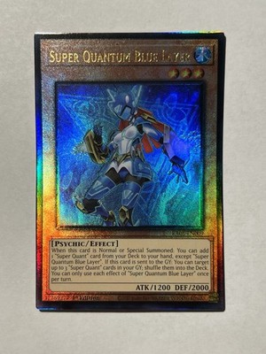 Super Quantum Blue Layer Ultimate Rare RA05-EN009 Rarity Collection 5