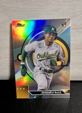 2023 Topps Finest - Esteury Ruiz #97 Refractor (RC) ATHLETICS A’s Rookie Card