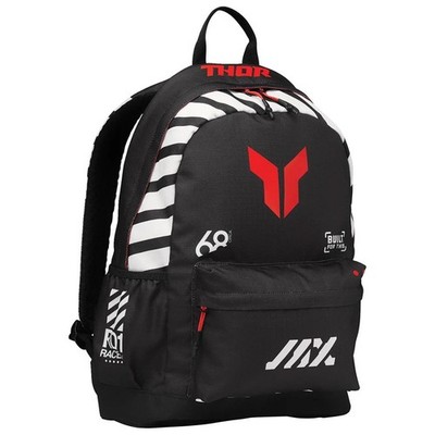 Thor Varsity Bag Motocross Backpack - BLACK / CORAL