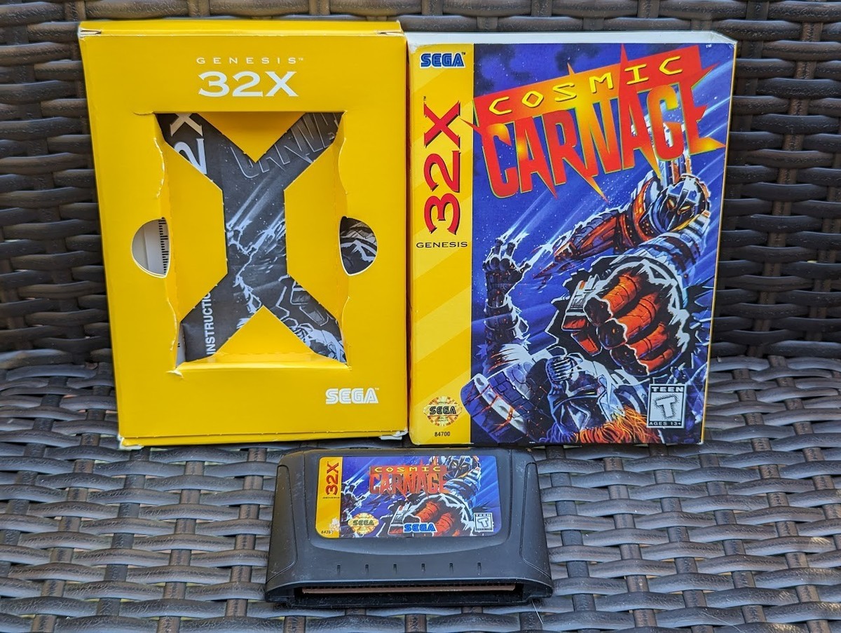 SOUS BLISTER d'origine COSMIC CARNAGE Sega 32X 32 X Mega Drive Megadrive Genesis