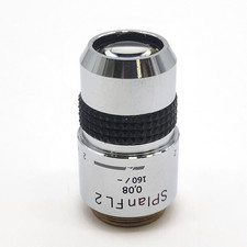 Olympus Microscope Objective SPlanFL2  2x SPlan FL *lens damage-see description*