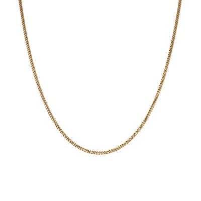 Gebrauchte 9 kt Gelbgold 16 Zoll Panzerkette Halskette 405 mm (16'') 9 kt Gold für Sie