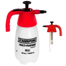 Chapin 1002 Handheld Pump Sprayer, 48oz, Multi Purpose, 48 Ounce, Red/white