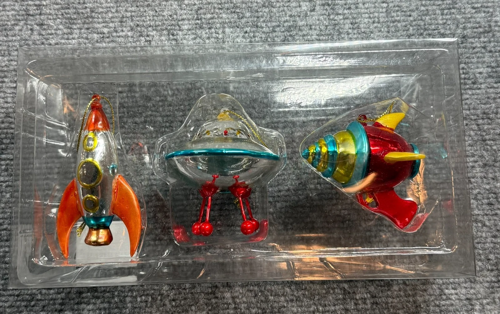 One Hundred 80 Degrees Spaceships Christmas Tree Ornament