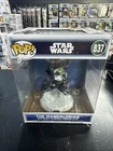 Funko Pop! Rides Deluxe: Star Wars - The Mandalorian with Grogu #837 Damaged PAC