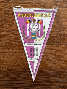 Fanion Vintage RSC Anderlecht – Wimpel / Pennant Football Belge (collection)