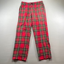 Old Navy Flannel Pajama Pants Men Large Multicolor Plaid Cotton Drawstring Waist