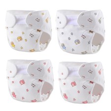 Reborn Baby Dolls Diapers Accessories 4-Piece Pack Fit for 17-24 inch Reborn Dol