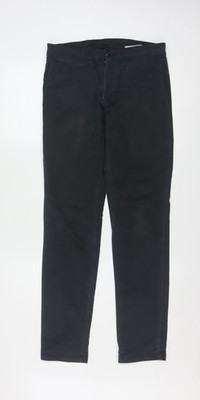 Carhartt Herren Schwarz Slim Fit Chino Hose 29x32 Sid Pant