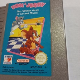 TOM & JERRY NES NINTENDO Game (GRADE A) LIKE NEW AUS PAL A Tested Working 