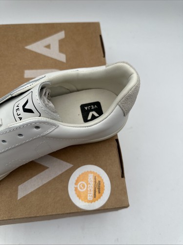 Zapatillas de cuero Veja Esplar extra blancas para mujer US 9 NUEVAS EN CAJA - Imagen 7 de 10