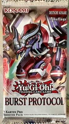 Yu-Gi-Oh! Burst Protocol Booster Deutsch 1. Auflage OVP Konami Neu