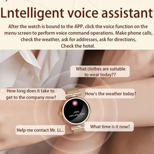 1.28"AMOLED HD Smart Watch Women Fashion Fitness Tracker AI Voice Bluetooth Call — image 12