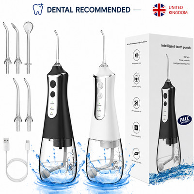 Neu Luxecare Water Flosser Cordless Pro Munddusche Zahnreiniger 6 Jet Tips