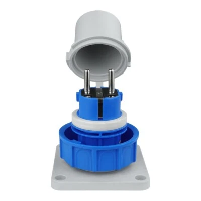 TP ELECTRIC Hermetischer Anbaustecker Stecker Schuko 230V IP68 8291