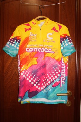 Vintage 1995 Iko Race Team Corratec German bike power-  cycling jersey shirt