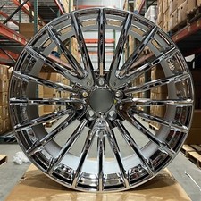 22 S580 Amg Style Chrome Wheels Rims Fit Mercedes Benz E250 E350 E400 E550