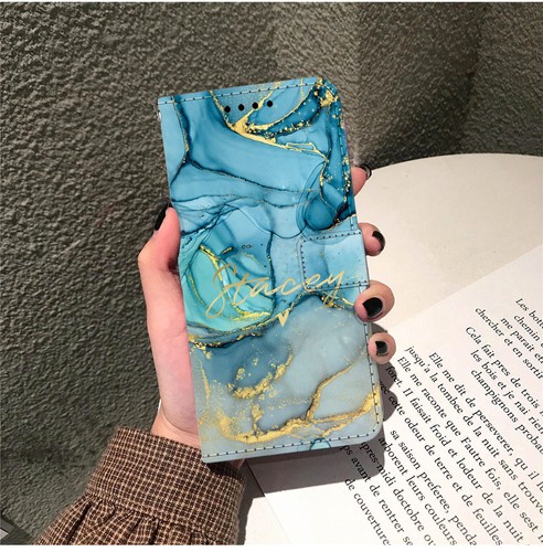 Marble Case Personalised Flip Cover For Xiaomi Poco M4 C40 Redmi 10 Note 11 Pro - Picture 26 of 92