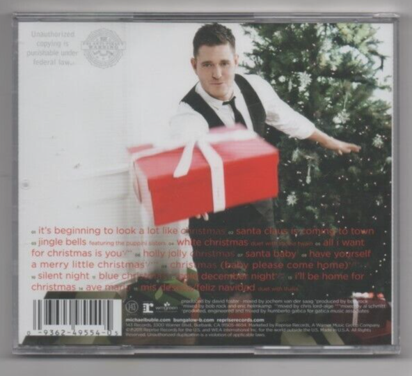 Michael Bublé Christmas CD Jingle Bells, Silent Night, White Christmas