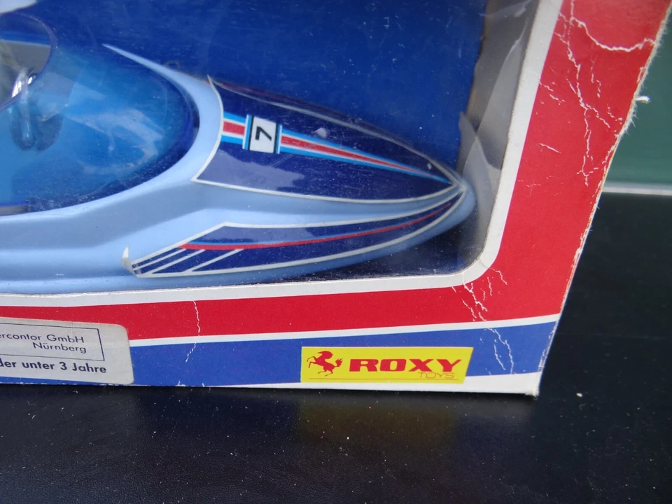Racing Speed Boot Batterie Operated Vintage Spielzeug Roxy 90er Jahre mit OVP - Bild 3 von 4