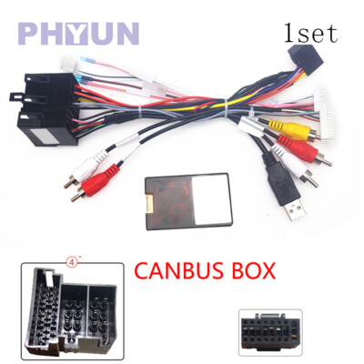 1set 16PIN Car Radio Android Power Calbe With Canbus Box For KIA Sorento 2010-11