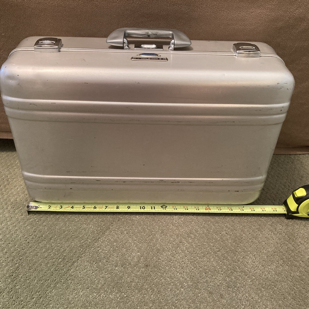 Vintage Halliburton Zero Aluminum Lined Briefcase Combo