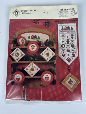 Cross N Patch DMC Cross Stitch Kit Home On Christmas NEW