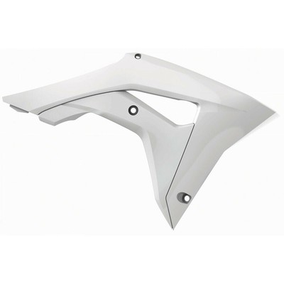 Polisport White Radiator Louvres Grills For Honda CRF250R 2010-2013 – Motocross