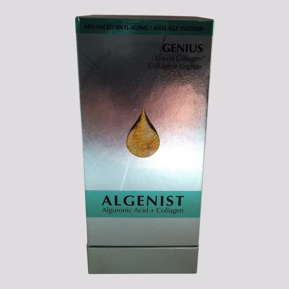 Algenist Genius Alguronic Acid + Vegan Collagen - 30ml/1 fl.oz Sealed and Boxed - Image 4 of 4