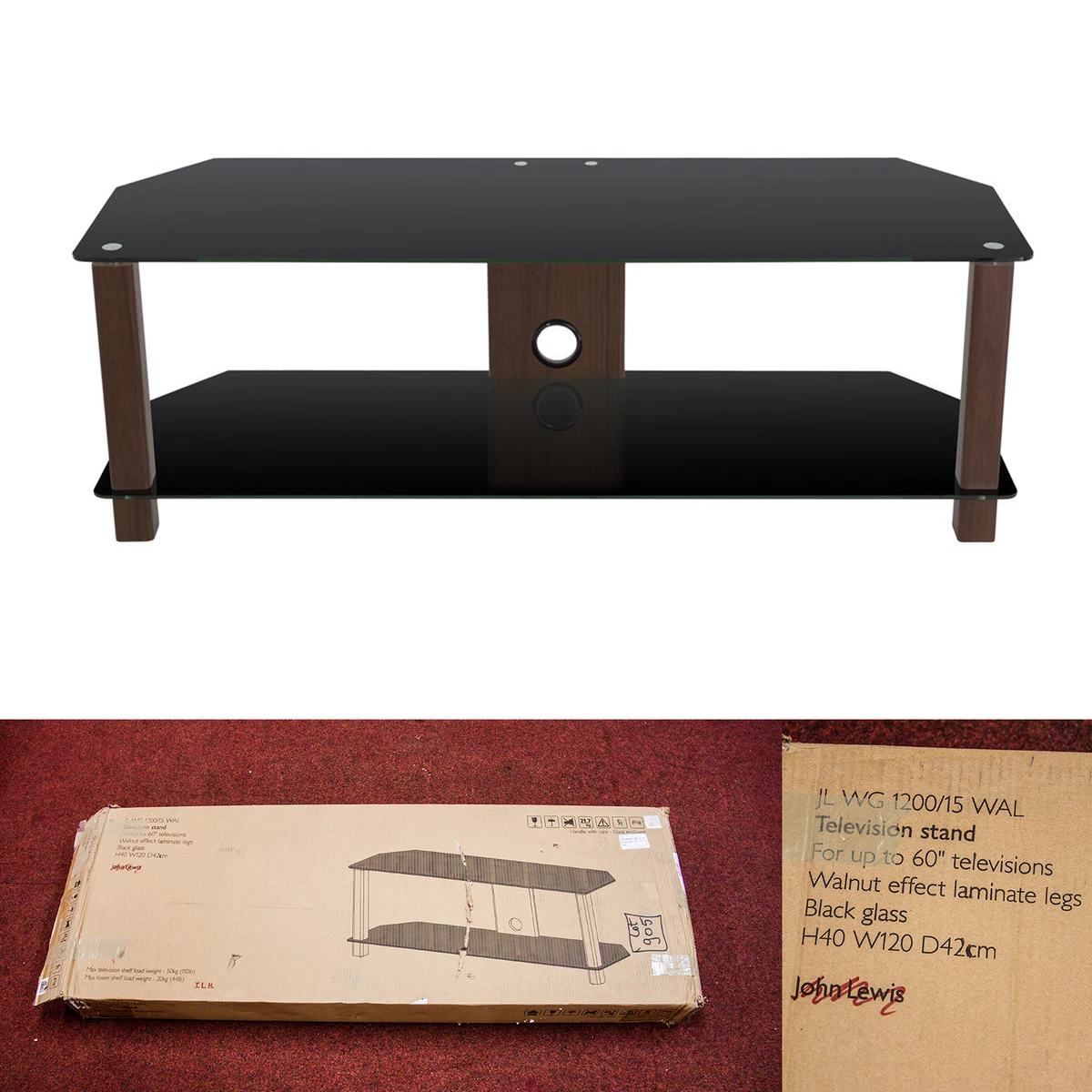 John lewis walnut tv stand deals
