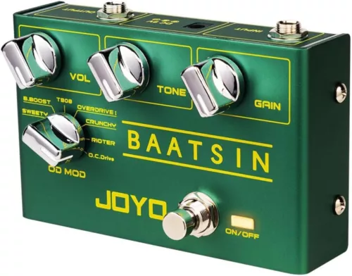 JOYO Pure Analog Overdrive & Distortion Multi Effect Pedal R Series 8 Classic OD