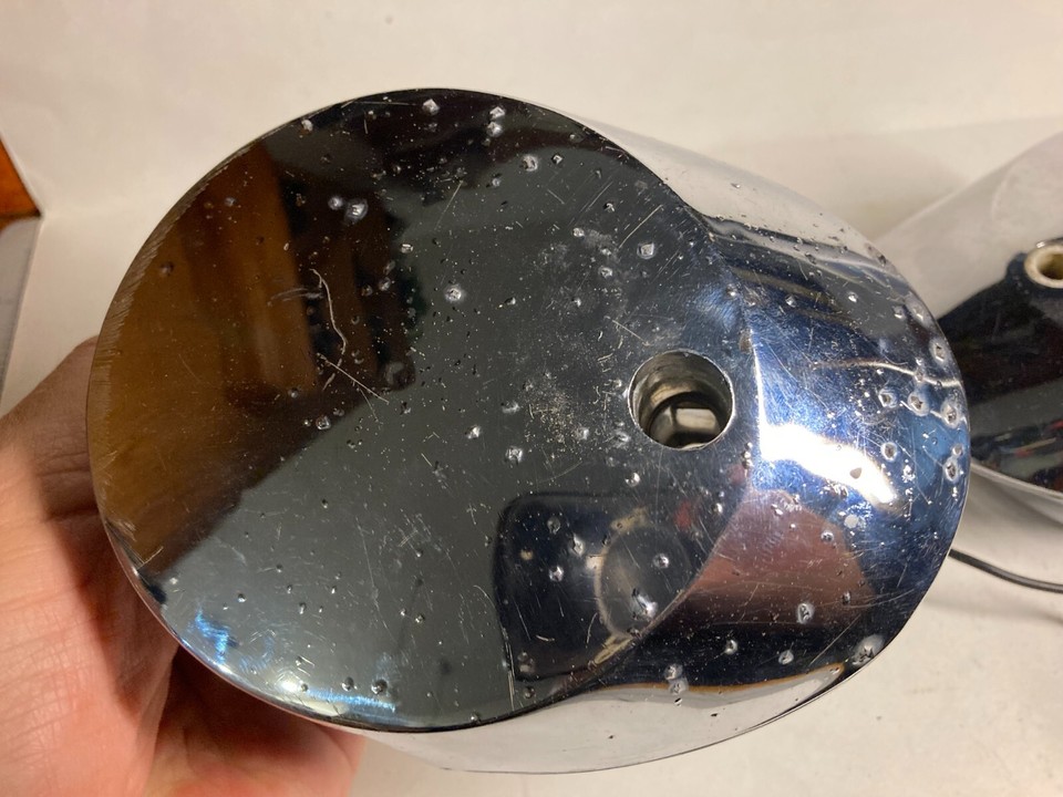 Lot of 2 Vintage Marine Boat Bow Light 635002 Red Green Navigation