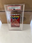 1985 WMMC AWA Wrestlers Prism Stickers BARON VON RASCHKE THE CLAW PSA 5