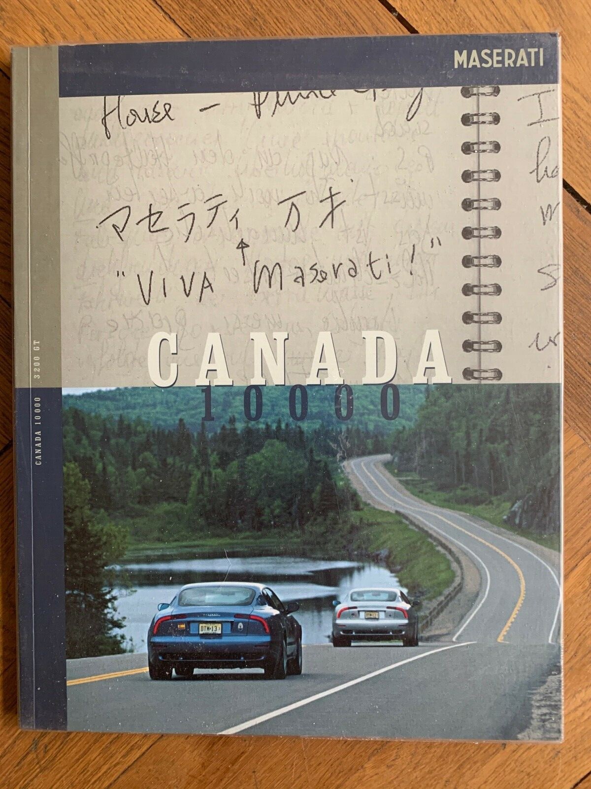 Maserati 3200GT Canada livre documentation technique automobile bilingue 10000 Miles