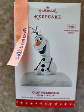 2016 HALLMARK KEEPSAKE OLAF PEEKBUSTER DISNEY FROZEN ORNAMENT NEW