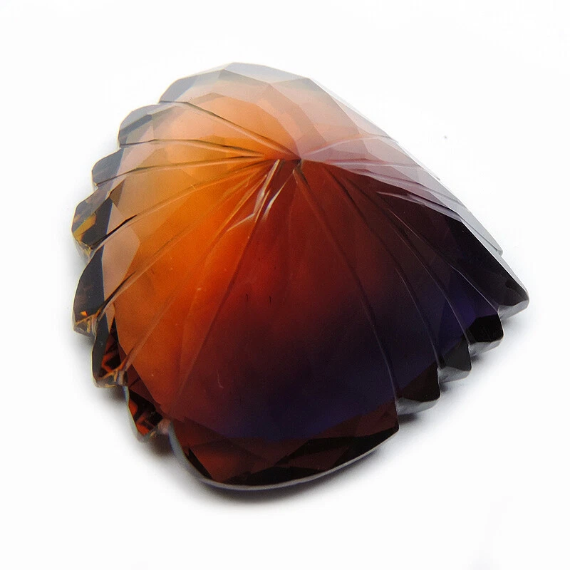 Talla de piedras preciosas ametrinas, piedras preciosas ametrinas raras, piedras preciosas ametrinas naturales  Foto 2 de 4