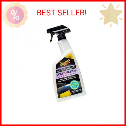 Meguiar's Ultimate Waterless Wash & Wax - Scratch-Free Waterless Car Wash That M