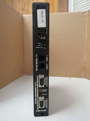 TOYODA NETWORKED COMMUICATIONS MODULE FMD-NCMI FMDNCMI RS-232 RS232