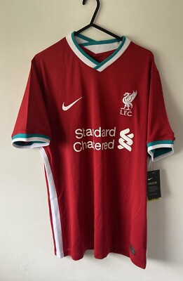 Nike Liverpool FC Heim Fußballtrikot 2020/21 Herren Größe L Neu mit Etikett