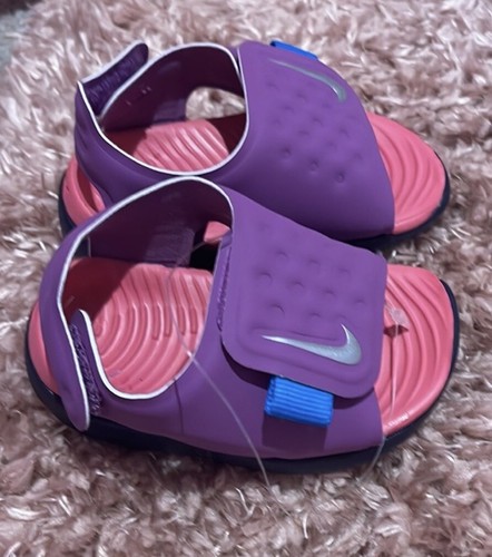 Nike Sunray Adjust 5 V2 Sandals DB9562 Infant size 2 Purple Pink - Picture 2 of 4