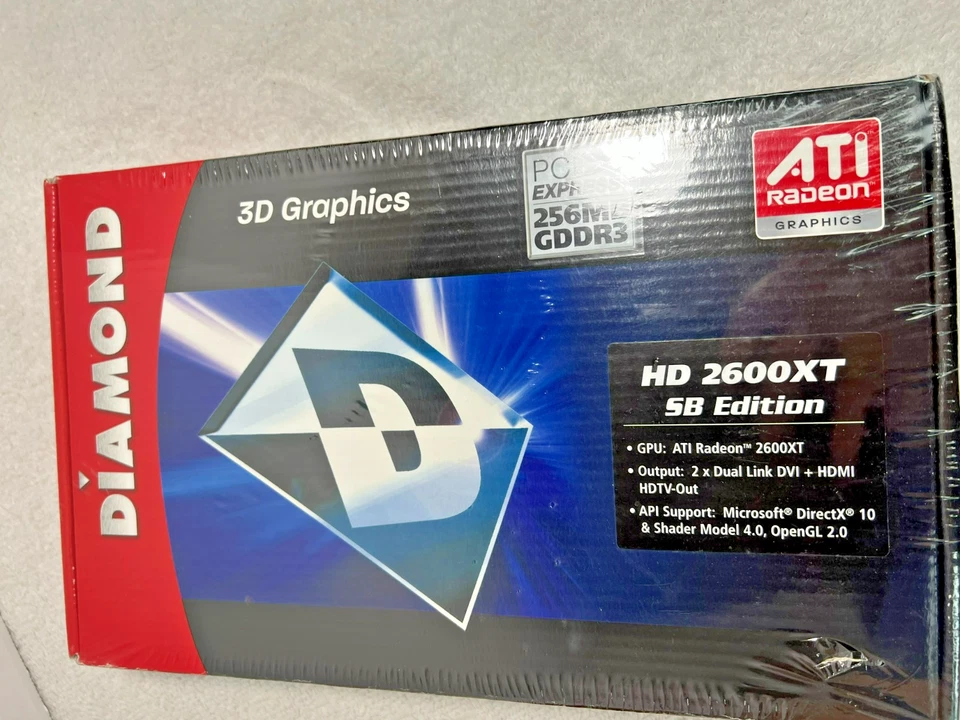 Diamond Radeon 2600XT256PE3SB HD2600 XT 256MB PCIE ATI RADEON DDR3 VIDEO CARD SB - Image 4 of 4