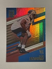 2022 Donruss Elite Football Pink Parallel Ikem Ekwonu RC #134 Carolina Panthers