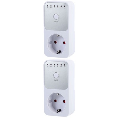  2pcs Timer Outlet 1-10 Stunden Einstellbarer