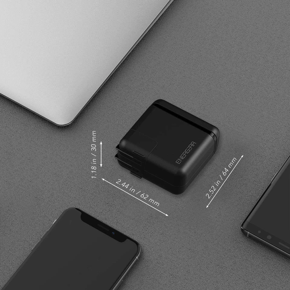 45W USB-C PD Wall Charger PLUS USB-C to C Cable, UL-Listed and USB-IF Certified - Image 3 of 4