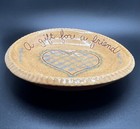 TURTLE CREEK POTTERS 6” Redware Dish “A Gift For A Friend…” Heart Motif — photo 2