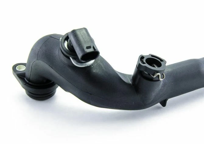 Línea de alimentación de tubo de agua original Mercedes Benz C230 a culata NUEVO 2712001552 Foto 4 de 4