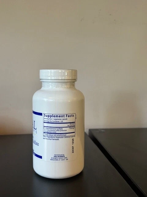 Sulfato de glucosamina 750 mg 120 cápsulas vegetales Foto 2 de 2