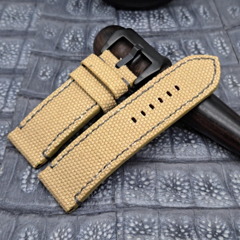 26mm/26mm Canvas Watch Strap Bespoke Military Fashion Minimalist Design