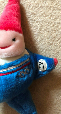 Peluche Mascotte Officielle JO Hiver Albertville 1992 – Vintage 30 Ans – Collection