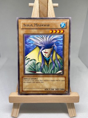 Yu-Gi-Oh! Karte 'Gletscher Aqua Madoor' – Rare, Deutsch, 1. Auflage, Inkl. Ultrapro Toploader